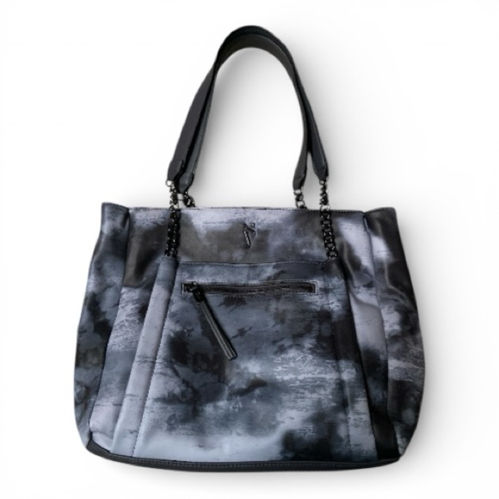 Simply Vera Wang Rockbridge Large Tote Blue Gray Ombré